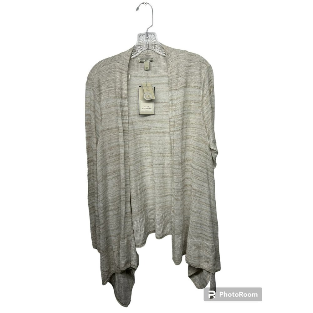 NWT Women's Dana Buchman 1X Open Waterfall Topper Sweater Jacket New
